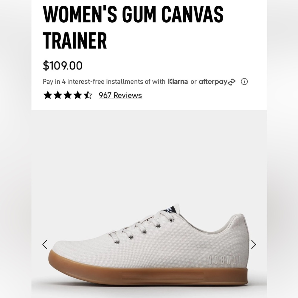 New without tags/box nobull women’s 6